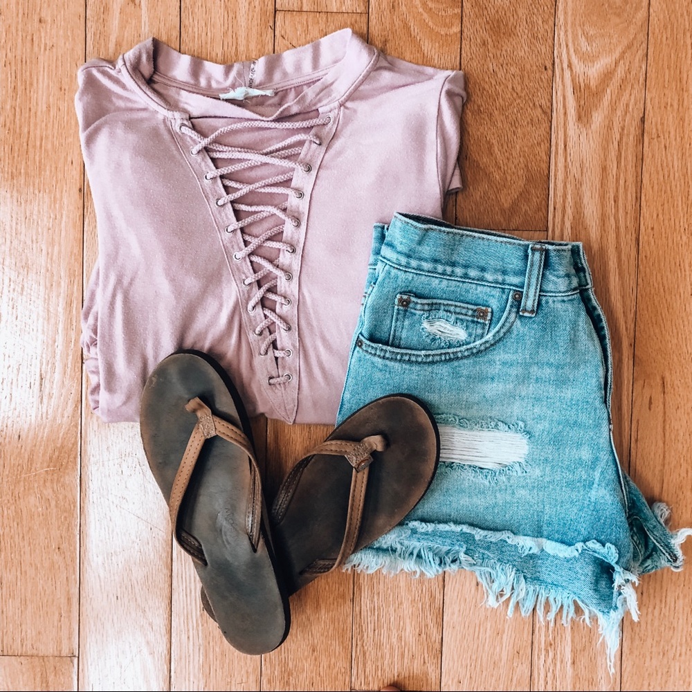 Entro Lace Up Top